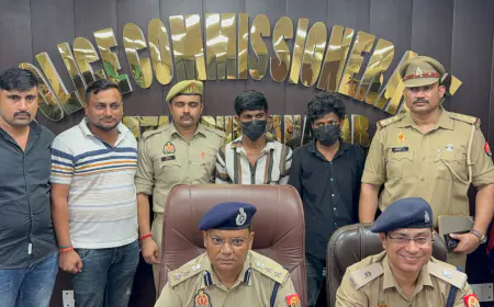 Noida News : दो अंतर्राज्यीय वाहन चोर गिरफ्तार, 15 दो पहिया वाहन बरामद