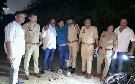 Noida News : हत्या के प्रयास के मामले में वांछित 25 हजार रुपए का इनामी बदमाश पुलिस मुठभेड़ में घायल