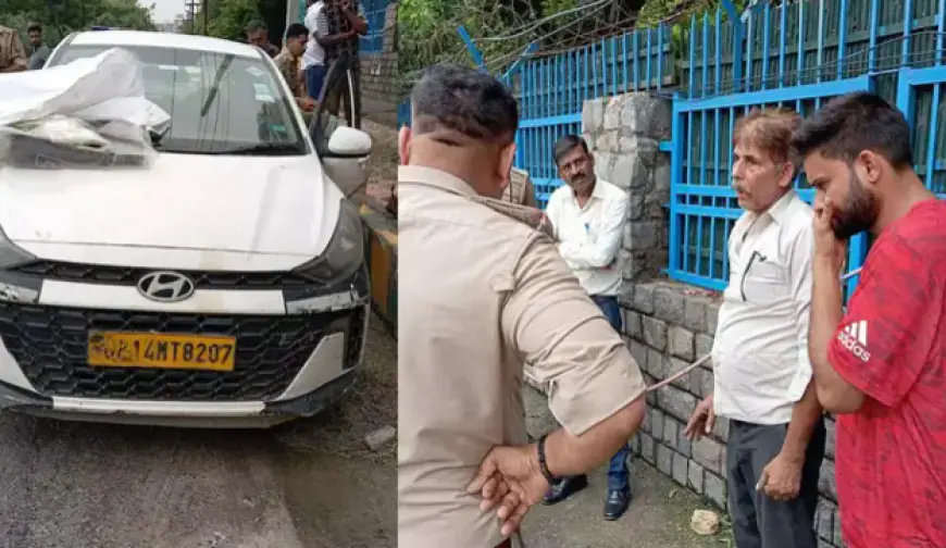 Noida News :  निजी कॉलेज के पास कार में मिला दो लोगों का शव