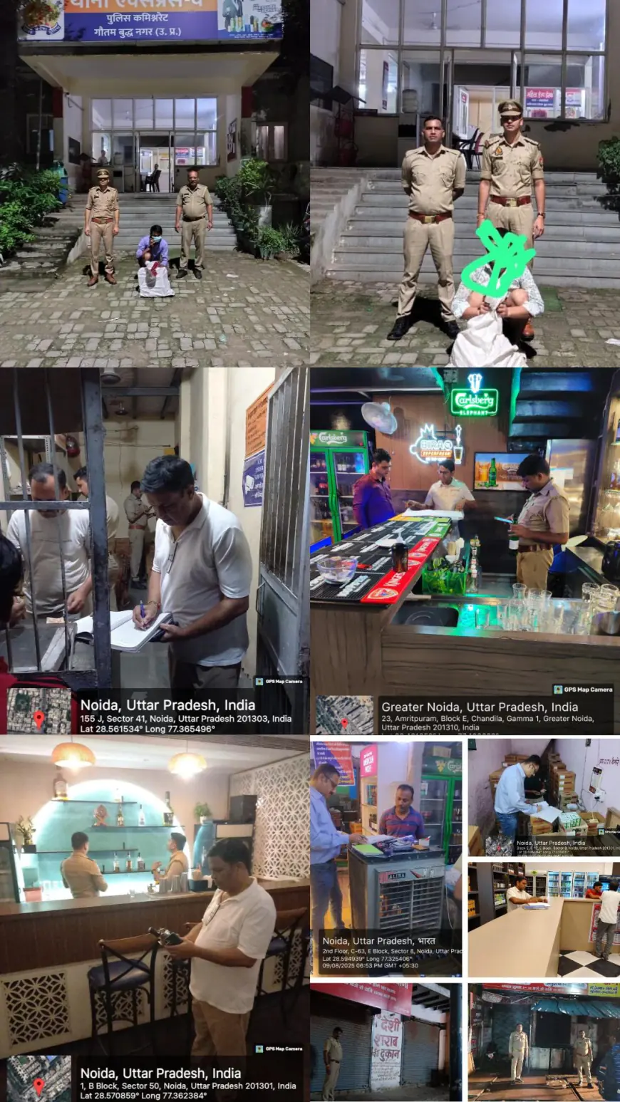 Noida News :  विभिन्न जगहों पर अवैध रूप से शराब बेच रहे दो लोगों को आबकारी विभाग ने पकड़ा