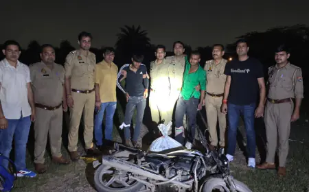 Greater Noida News :  पुलिस मुठभेड़ के दौरान दो बदमाश गिरफ्तार