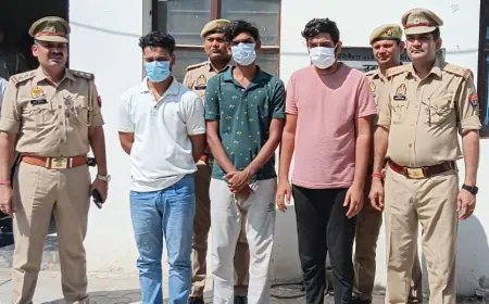 Noida News : चार धाम यात्रा का पैकेज बुक कराने के नाम पर ट्रैवल एजेंट को बुलाकर उससे नगदी और कीमती सामान चोरी करने वाले तीन गिरफ्तार