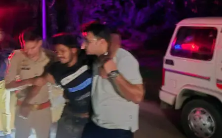 Greater Noida News : पुलिस मुठभेड़ के दौरान दो शातिर लुटेरे गिरफ्तार, एक के पैर में लगी गोली