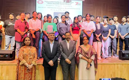 Noida News : बिरला इंस्टीट्यूट आफ टेक्नोलॉजी में उभरते शोध, ईएसजी व राष्ट्रीय विकास पर विशेषज्ञ वार्ता का आयोजन