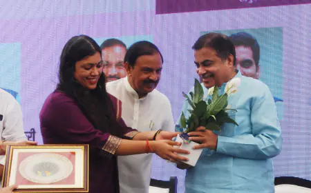 Noida News : एनआईबी में केंद्रीय मंत्री नितिन गडकरी ने स्वस्थ नारी, सशक्त परिवार अभियान का किया शुभारंभ