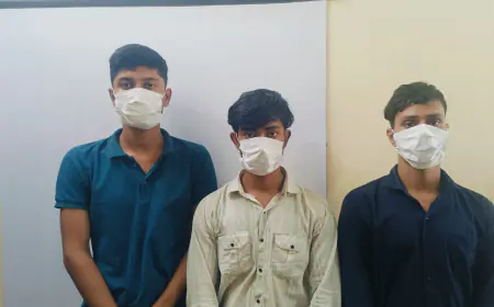 Noida News : केंद्रीय वाणिज्य मंत्रालय से रिटायर्ड अधिकारी को डिजिटल अरेस्ट करके एक करोड़ 70 लाख की ठगी करने वाले तीन गिरफ्तार