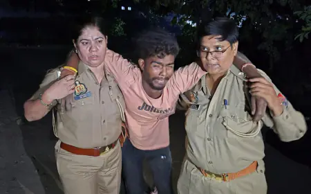 Ghaziabad News :  महिला थाना पुलिस ने मुठभेड़ के दौरान शातिर लुटेरे को किया गिरफ्तार