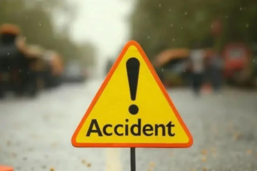 Noida News : स्कार्पियो ने मारी कार में टक्कर, पांच घायल ,महिला की मौत