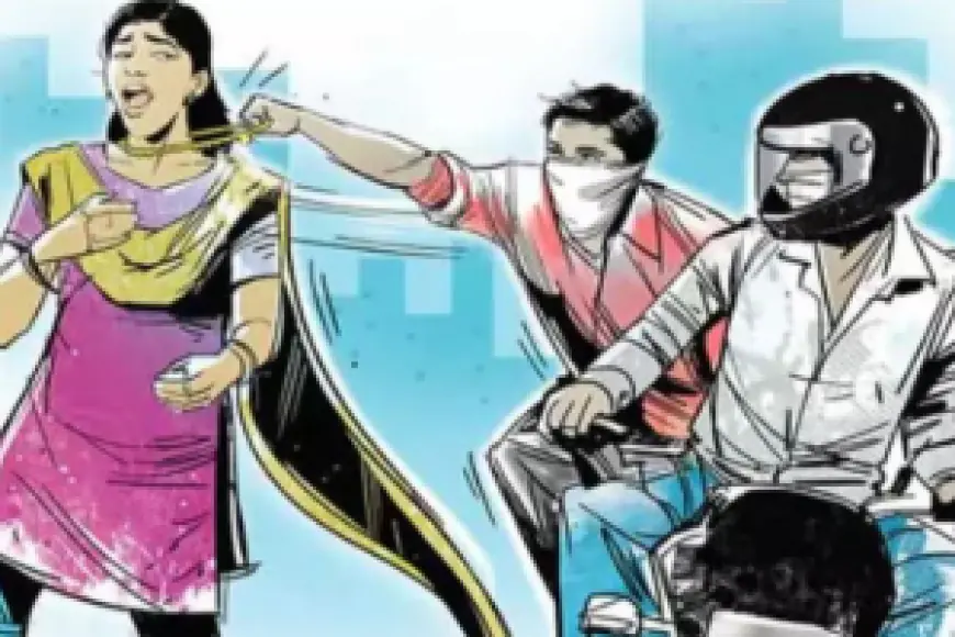 Noida News : बाइक सवार बदमाशों ने सोने की चेन और हीरे का पेंडेंट लूटा