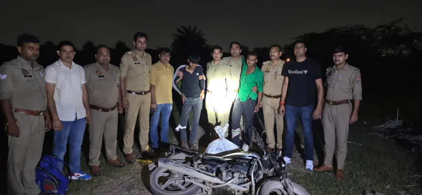 Greater Noida News : पुलिस मुठभेड़ के दौरान दो बदमाश गिरफ्तार