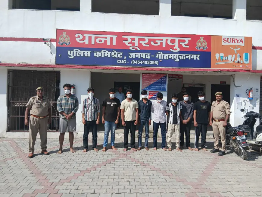 Greater Noida News : जन्मदिन की पार्टी में शराब पीकर आपस में झगड़ा कर रहे 9 छात्र गिरफ्तार