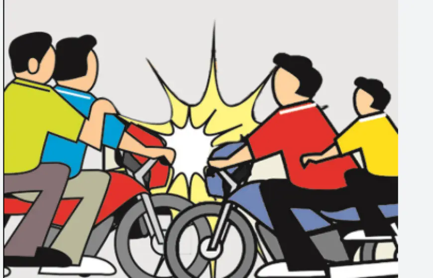 Ghaziabad News : आमने-सामने दो बाइकें टकराई, दो की मौत, दो घायल