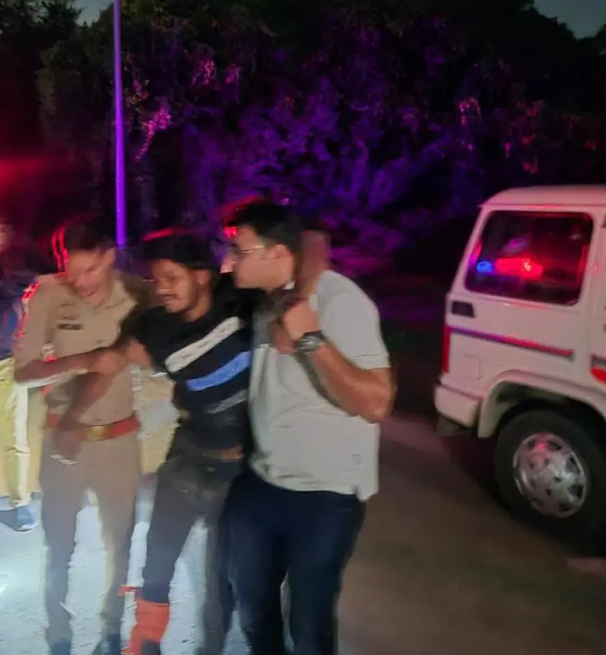 Greater Noida News : पुलिस मुठभेड़ के दौरान दो शातिर लुटेरे गिरफ्तार, एक के पैर में लगी गोली