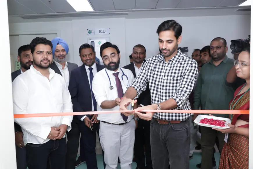 Greater Noida News : क्रिकेटर भुवनेश्वर कुमार ने किया फोर्टिस अस्पताल के पीआईसीयू केंद्र का उद्घाटन