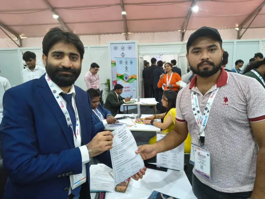 Noida News : 520 से अधिक विदेशी खरीदार पहुंचे यूपी इंटरनेशनल ट्रेड शो, उद्योग जगत भर रहा है नई उड़ान