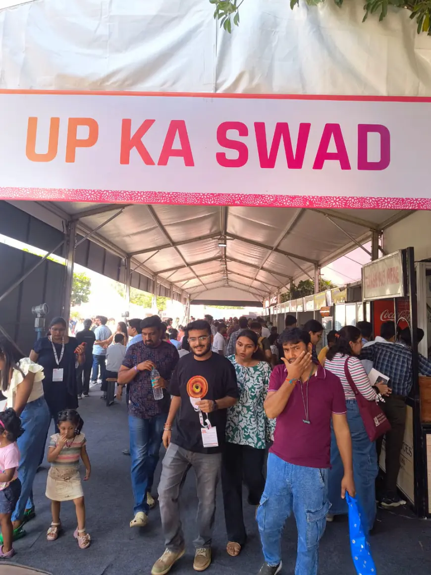 Noida News : सिर चढ़कर बोल रहा है यूपी के व्यंजनों का स्वाद, ट्रेड शो में आने वाला हर कोई हुआ दीवाना