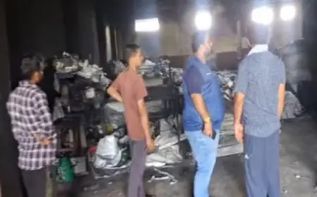 Ghaziabad News : कंपनी में लगी भयंकर आग