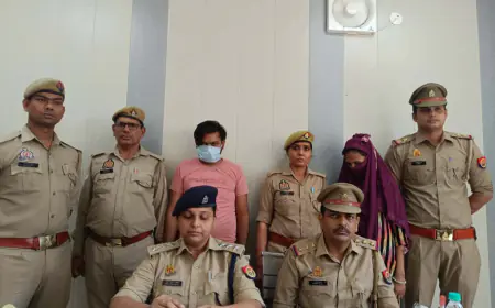 Ghaziabad News : पति ने नहीं दिया तलाक तो प्रेमी के साथ मिलकर पत्नी ने सुपारी देकर करवा दी हत्या,गिरफ्तार