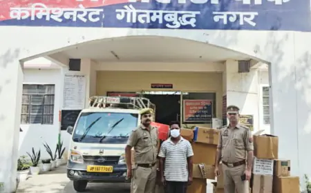 Noida News : अवैध रूप से पटाखे बेचने वालों के खिलाफ पुलिस ने चलाया विशेष अभियान, 12 घंटे के अंदर पांच गिरफ्तार
