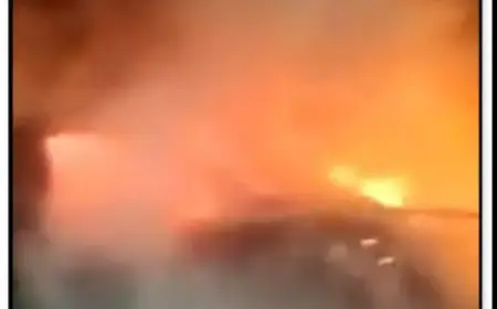 Noida News : चलती कार में लगी आग, चालक ने कूदकर बचाई जान