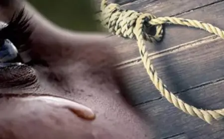 Ghaziabad News : महिला का शव  फंदे से लटका मिला, ससुराल पक्ष के लोगों पर हत्या का आरोप