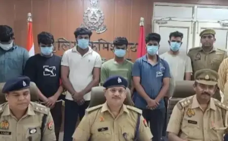 Noida News : राष्ट्रीय राजधानी क्षेत्र में पढ़ने वाले छात्र-छात्राओं को गांजा सप्लाई करने वाले आठ बदमाश गैंगस्टर में निरुद्ध