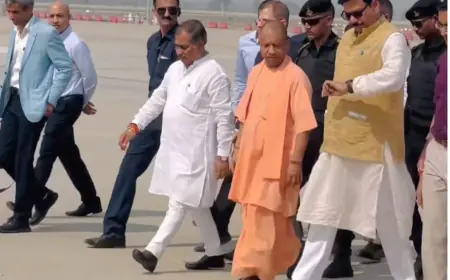 Noida News : मुख्यमंत्री योगी आदित्यनाथ ने जेवर इंटरनेशनल एयरपोर्ट के कार्यों की  समीक्षा की