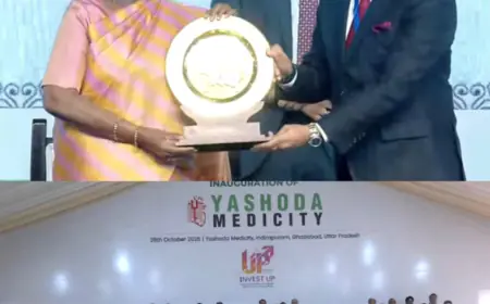 Ghaziabad News : भारत के राष्ट्रपति ने किया यसोदा मेडिसिटी का उद्घाटन