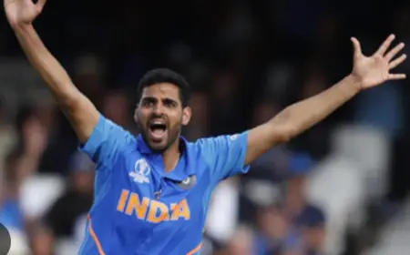 Noida News : ऑस्ट्रेलिया टीम को हराना बड़ी उपलब्धि: भुवनेश कुमार