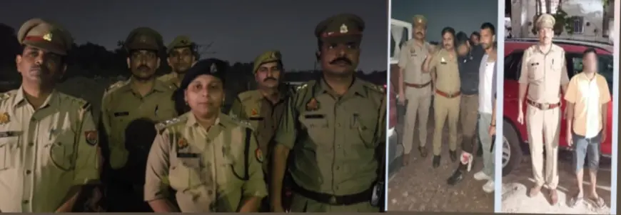 Ghaziabad News : पुलिस मुठभेड़ में दो बदमाश गिरफ्तार, पैर में लगी गोली