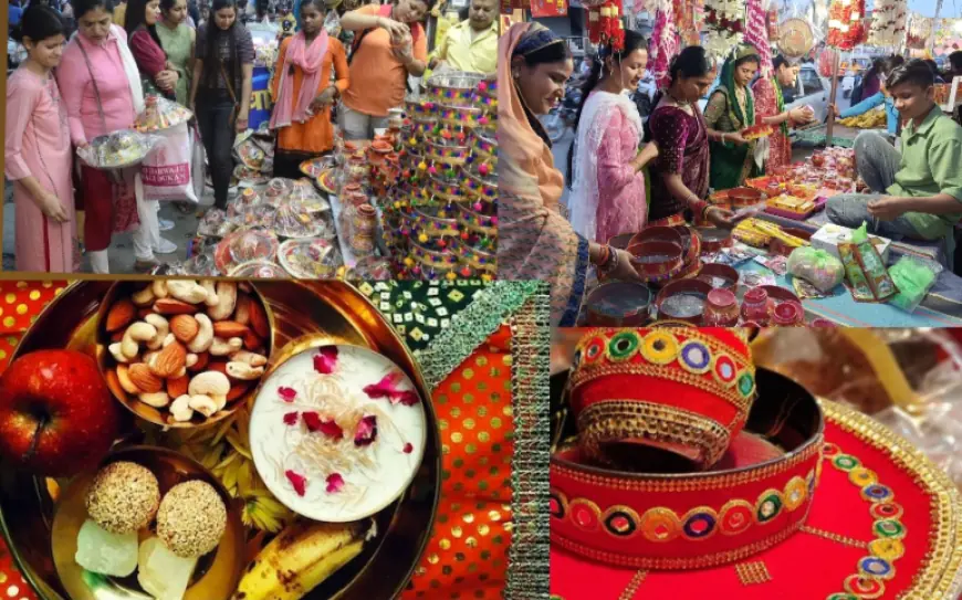 Noida News : करवा चौथ की तैयारियां शुरू, बाजारों में आई रौनक