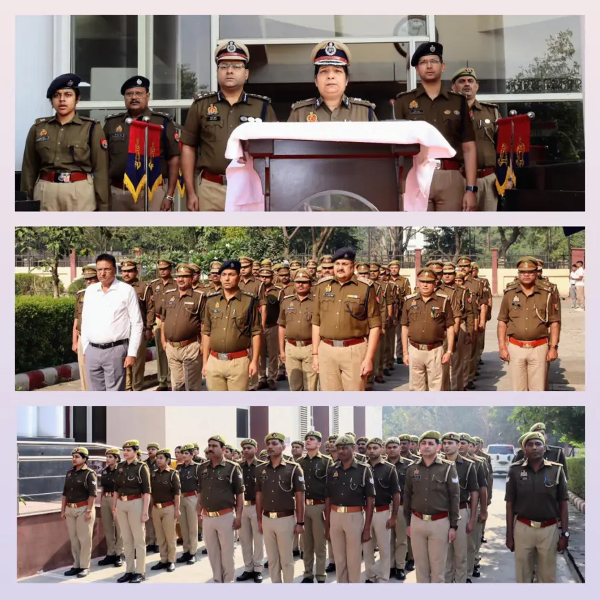Noida News : राष्ट्रगीत के 150 वर्ष पूरे होने पर पुलिस आयुक्त से लेकर कांस्टेबल तक ने गुनगुनाया वंदे मातरम