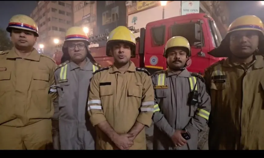 Noida News : कृष्णा अपरा प्लाजा कमर्शियल बिल्डिंग में लगी भयंकर आग