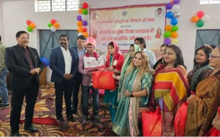 Noida News : सामूहिक विवाह योजना में एक ही मंडप में गूंजे शादी के मंत्र और निकाह की दुआएं