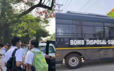 Noida News : स्कूलों को बम से उड़ाने की मिली धमकी, जांच में निकली झूठी