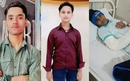 Ghaziabad News : सड़क हादसे में दो किशोरों की मौत, एक घायल