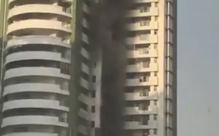 Noida News : फ्लैट में लगी आग