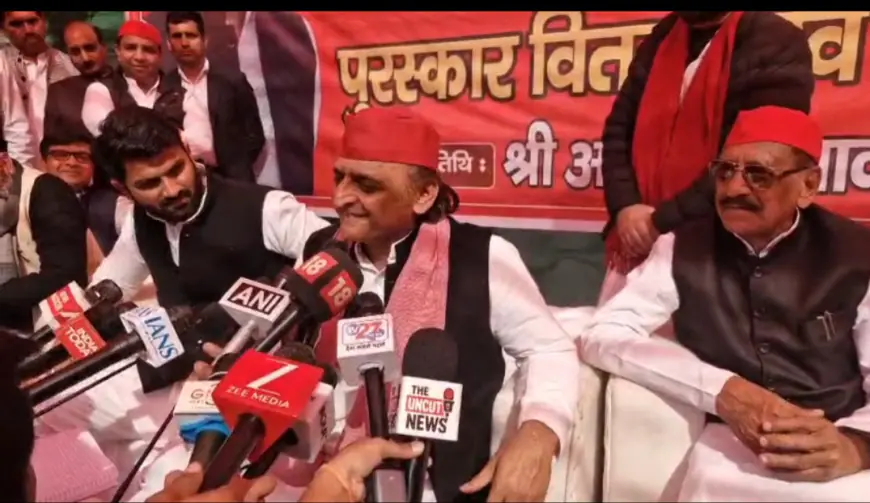 Noida News : उत्तर प्रदेश में हो रहे हर गैर कानूनी काम में भाजपाइयों का हाथ: अखिलेश