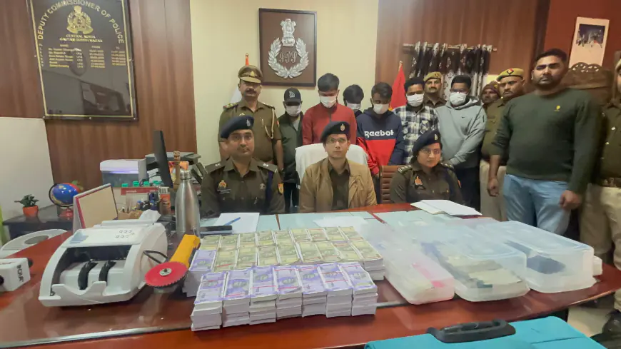 Noida News : नोट दुगना करने का लालच देकर ठगी करने वाले 6 बदमाश गिरफ्तार