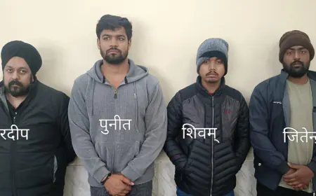 Noida News : जीएसटी चोरी नेटवर्क के चार अंतर्राज्यीय बदमाश गिरफ्तार