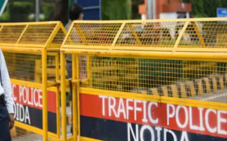 Noida News : यातायात के नियमों का उल्लंघन करने वाले 7,228 वाहनों का चालान