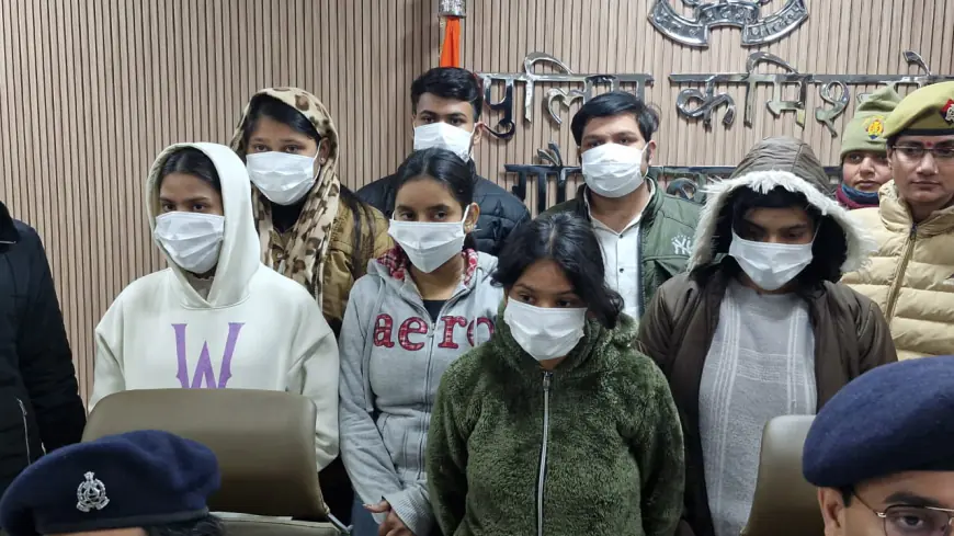 Greater Noida News : ऑनलाइन गेमिंग और गैंबलिंग के नाम पर ठगी करने वाले आठ गिरफ्तार