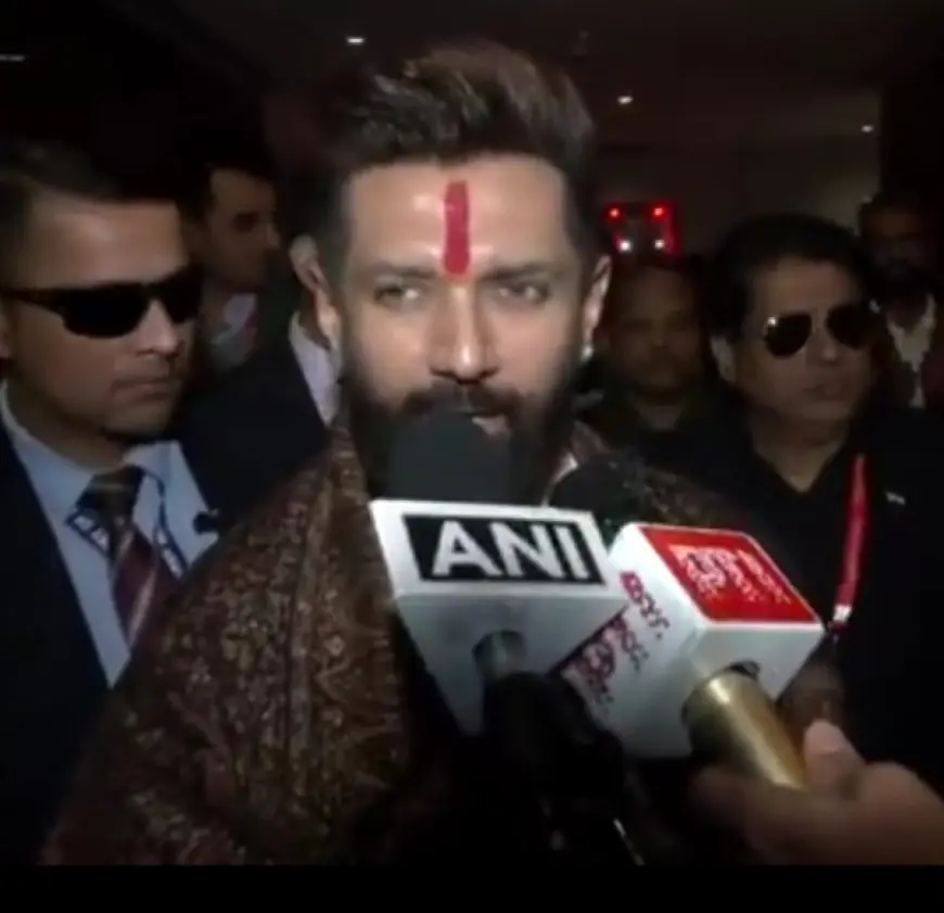 Noida News : विपक्षी पार्टियों का खत्म हो रहा है जनाधार: चिराग पासवान