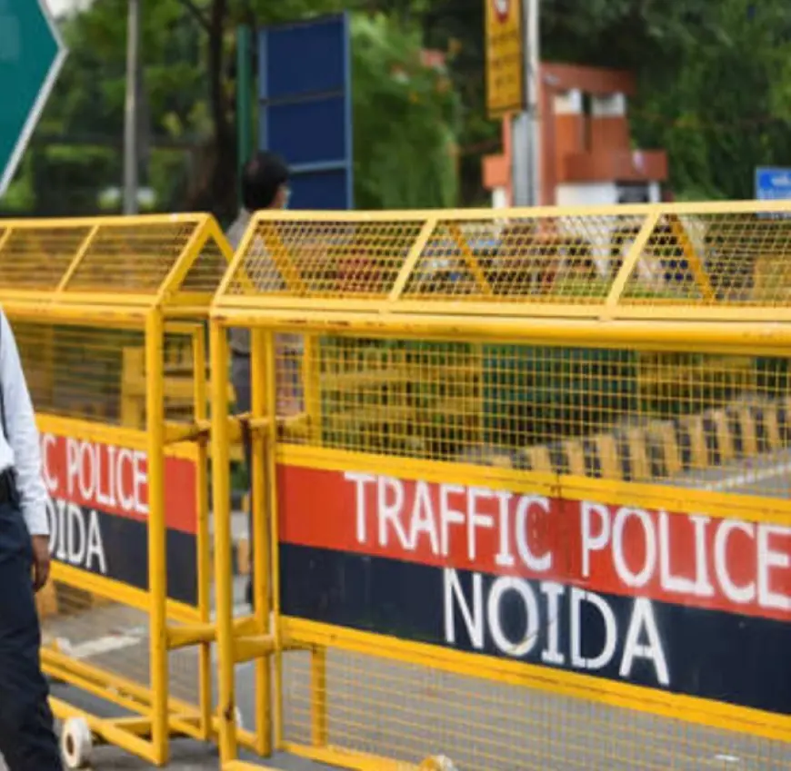 Noida News : यातायात के नियमों का उल्लंघन करने वाले 7,228 वाहनों का चालान