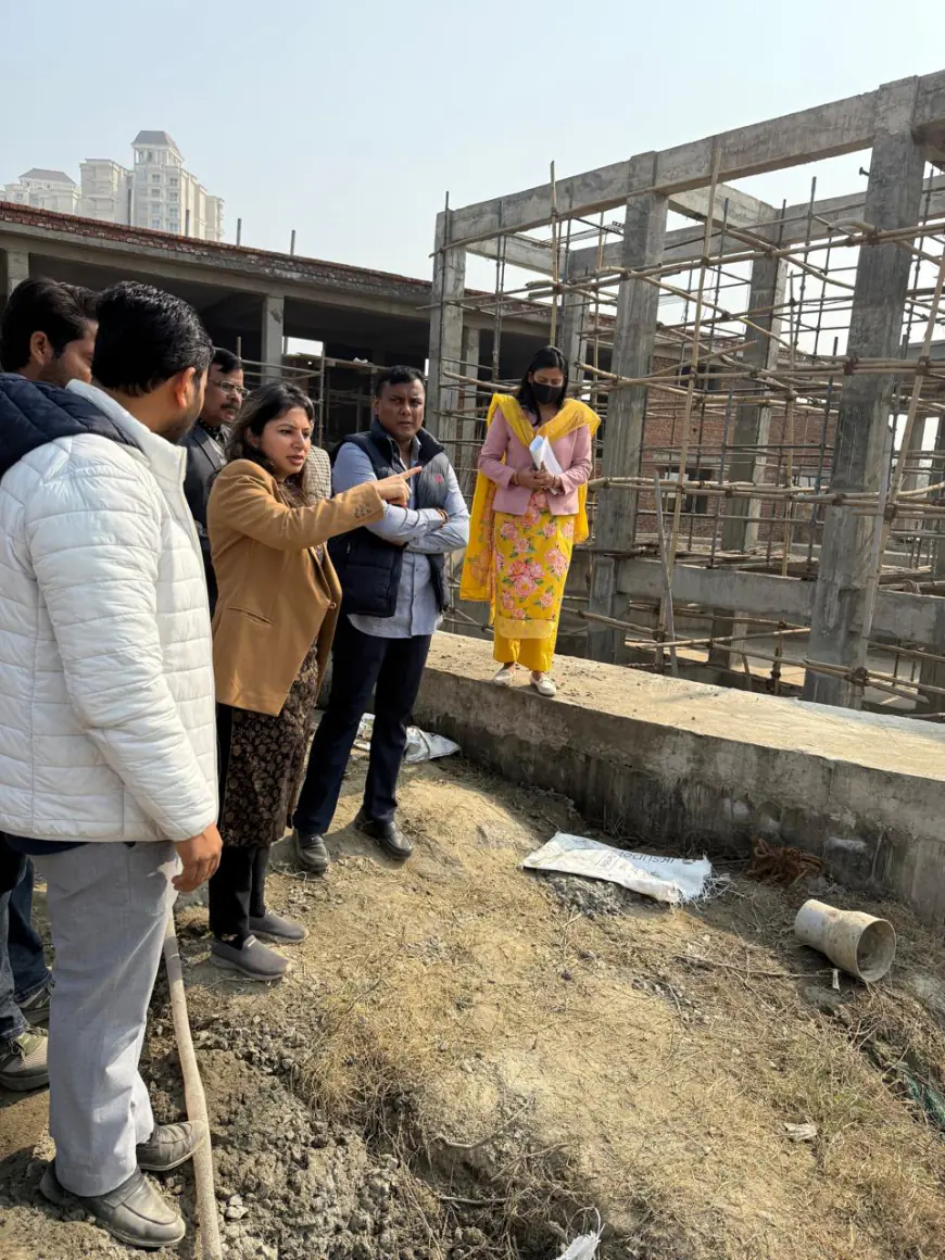 Greater Noida News : ग्रेटर नोएडा वेस्ट में निर्माणाधीनं सीवरेज शोधित संयंत्र इस वर्ष हो जाएगा चालू