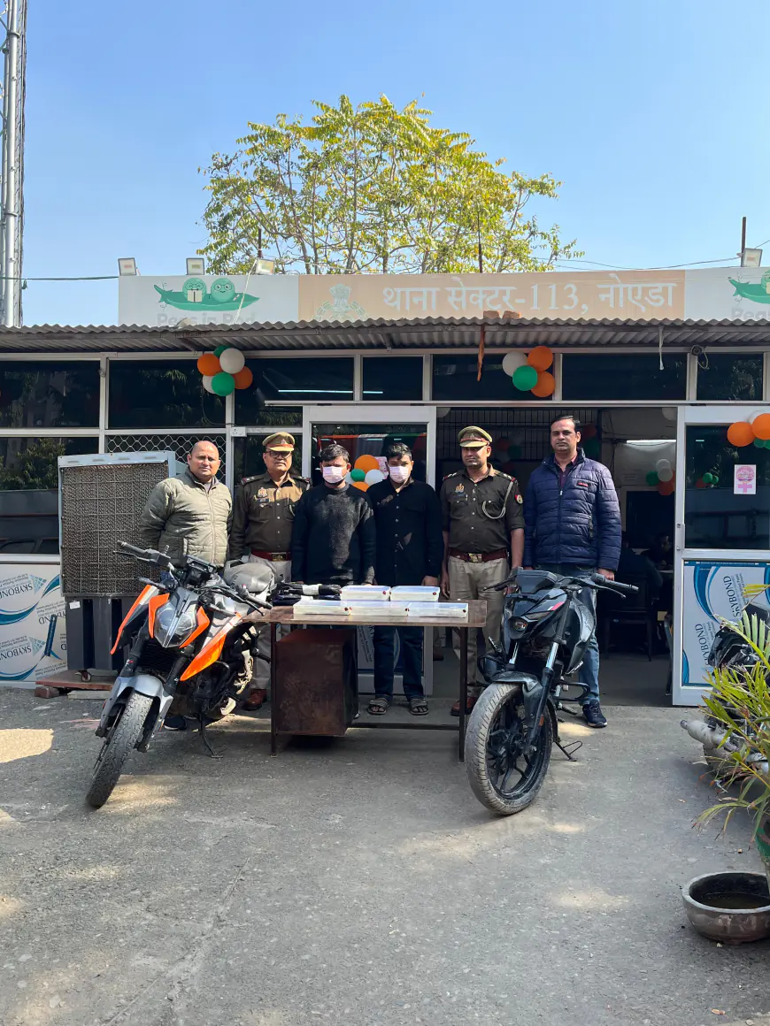 Noida News : एनसीआर में लूटपाट करने वाले दो बदमाश गिरफ्तार