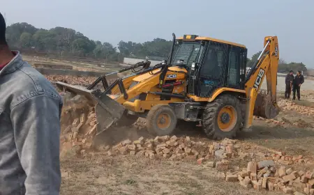 Greater Noida News : अतिक्रमण के खिलाफ यमुना विकास प्राधिकरण का चला पीला पंजा, एक हजार करोड़ रुपए कीमत की जमीन कराई मुक्त