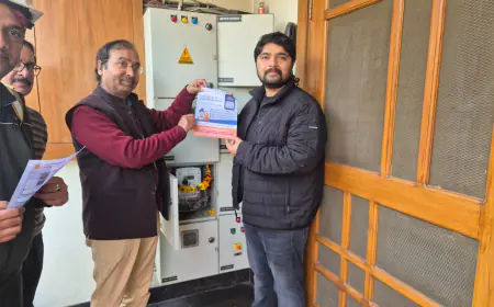 Ghaziabad News : यूपी के कैबिनेट मंत्री सुनील कुमार शर्मा के आवास पर लगा स्मार्ट मीटर