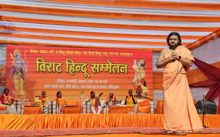 Ghaziabad News : आरएसएस के शताब्दी वर्ष पर आयोजित हुआ विराट हिंदू सम्मेलन, उमड़ा  जनसैलाब