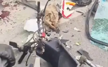 Noida News : सड़क हादसे में डिलीवरी बॉय की मौत